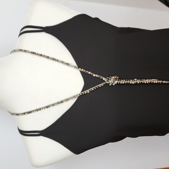 Knot Stone Chain Necklace - Picture 3 of 7
